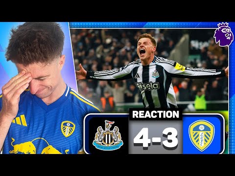 Newcastle 4 3 Leeds United INSTANT Match Reaction ABSOLUTELY DEVASTATING 