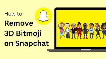 How To Remove 3D Bitmoji On Snapchat !