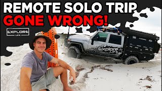 SOLO MISSION GOES WRONG EXPLORING ISRAELITE BAY | MAXTRAX GIVEAWAY