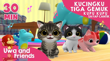 Kucingku Tiga Gemuk, Kupu Kupu Sayap Cantik, dan Lagu Lainnya - 30 Menit Kompilasi Lagu Anak