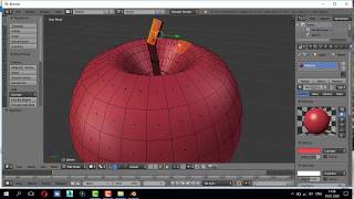 Blender 3D Apple Shape Organic Modeling Blender 3D Apple Shape Organic Modeling