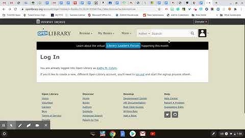 Open Library Navigation Video