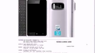 New Nokia Lumia 1000 Concept March 2012! Windows 8, 41MP Camera, USB 3 0612