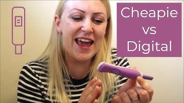 Cheapie VS Digital ovulation test CD18