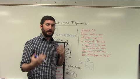 Multiplying Polynomials