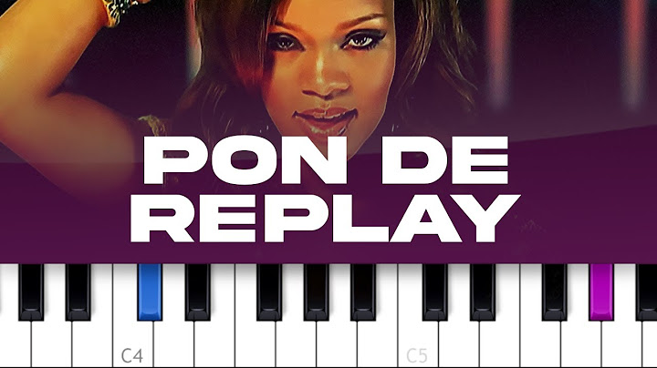 Pon de Replay Piano version - Piano performance video thumbnail