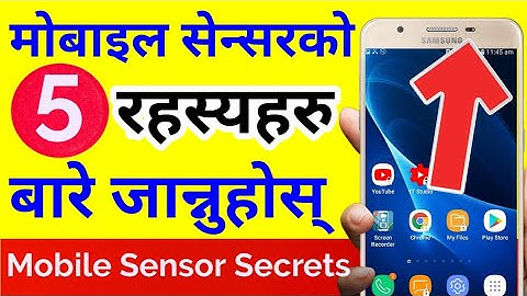 [In Nepali] Android Mobile Phone Sensor Secret Tricks | Proximity Lock/Unlock in Nepali
