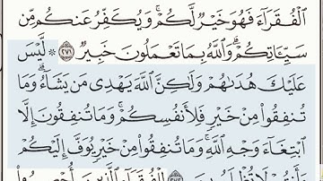 القرآن الكريم صفحات مرئيه صفحه رقم 46 سوره البقرة تلاوه الشيخ محمود خليل الحصرى
