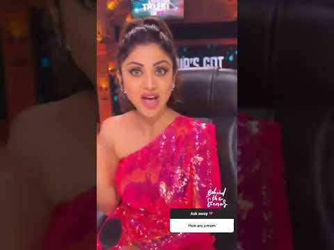 Shilpa Shetty In India's Got Talent BTS #Shorts