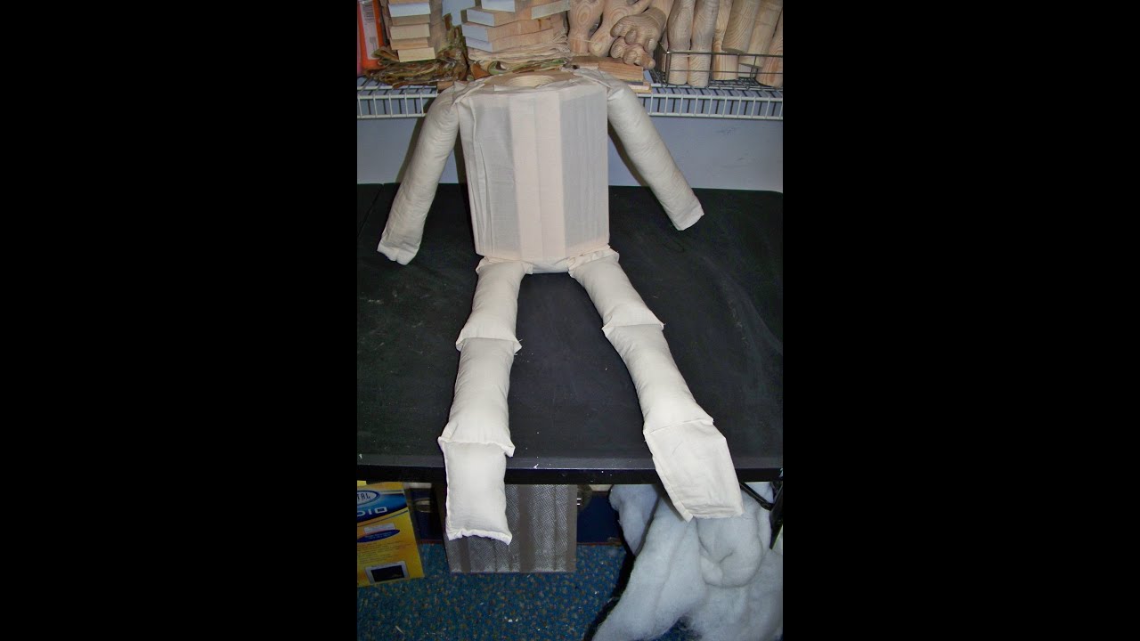 Making a body part 1, how to make a ventriloquist dummy, figure out of