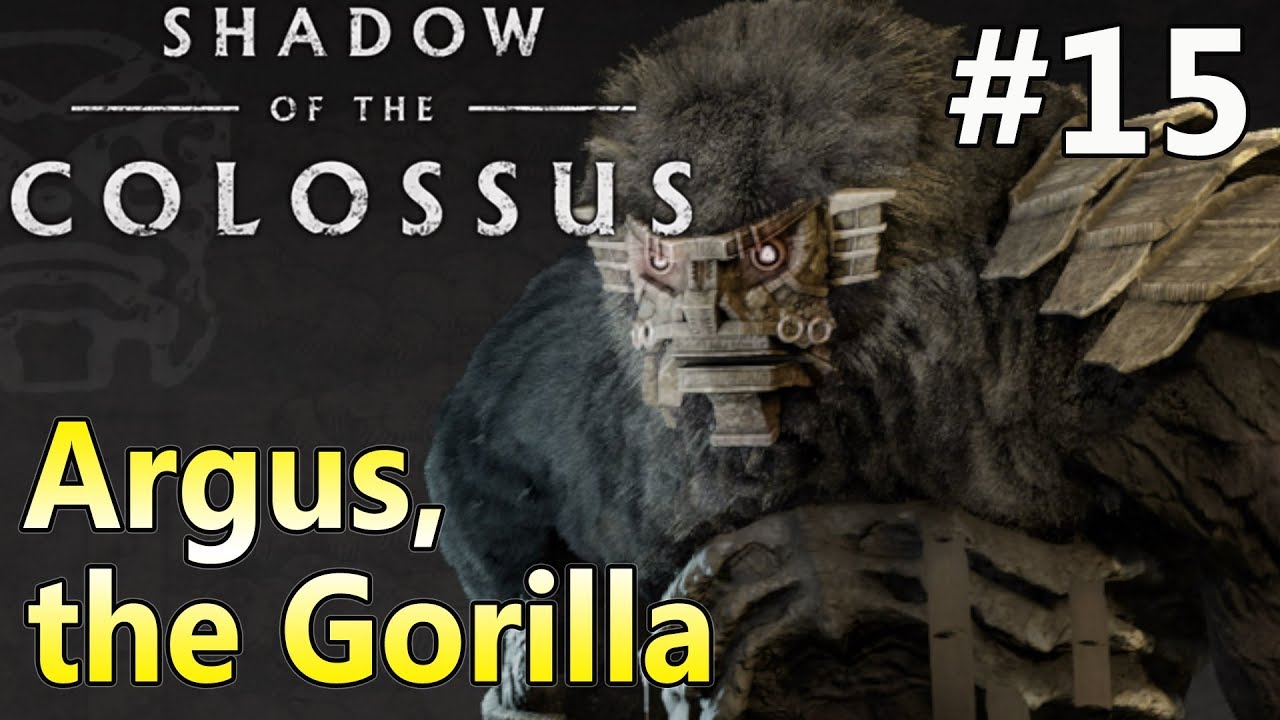 Shadow of the Colossus: Argus, the Gorilla | 15th boss (Part 15) Ps4 pro HD  gamplay 60 fps - YouTube