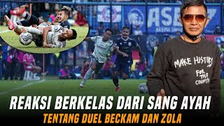 Pilih abang atau adik? tanggapan sang Ayah melihat duel sengit Putranya, Persib arema