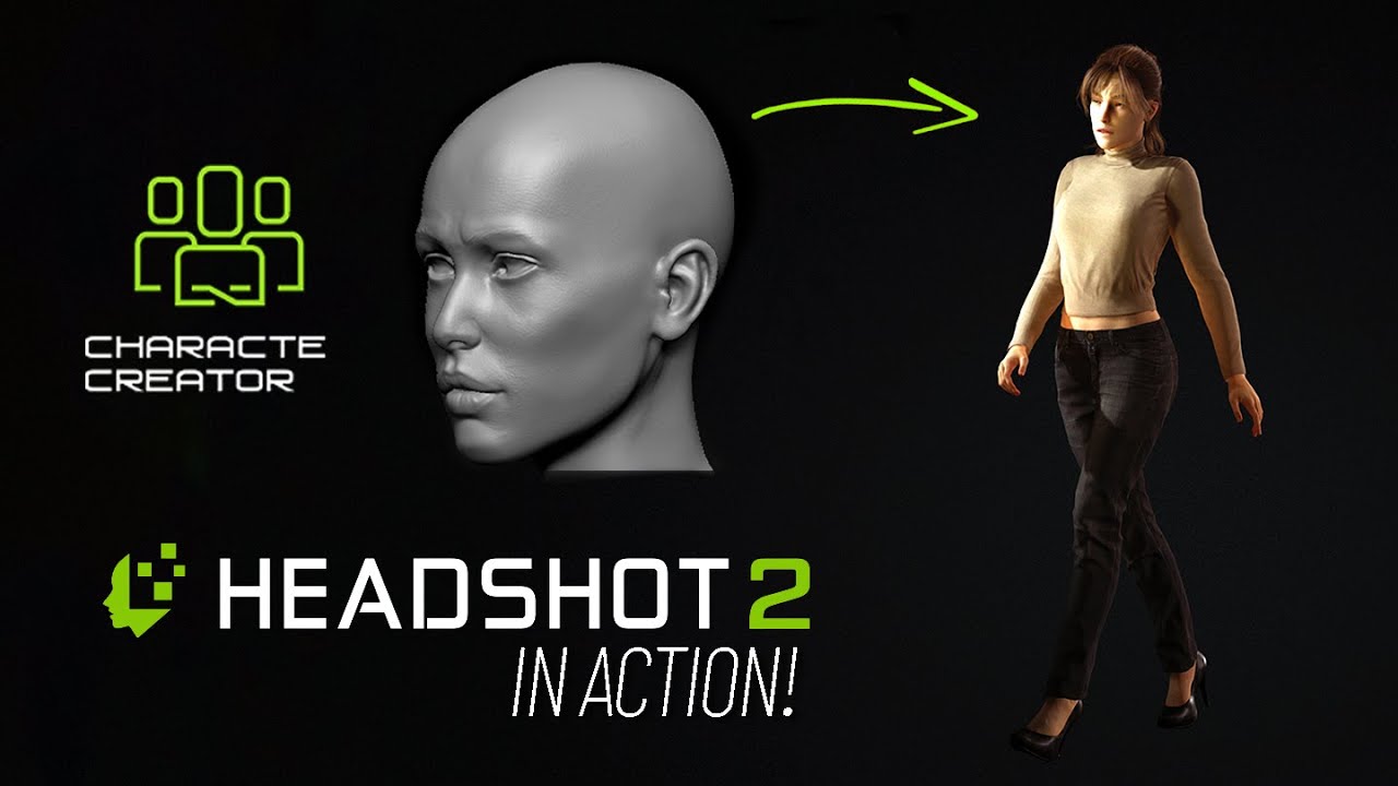 Серия #CC5: оживите свои скульптуры головы в Character Creator 5 с помощью Headshot 2