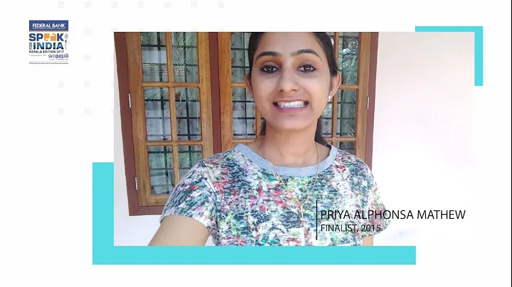 Speak for India: Kerala Edition 2017 - Priya Alpho...