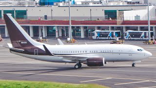 Beautiful PRIVATE BOEING 737-700 BBJ at Madeira Airport