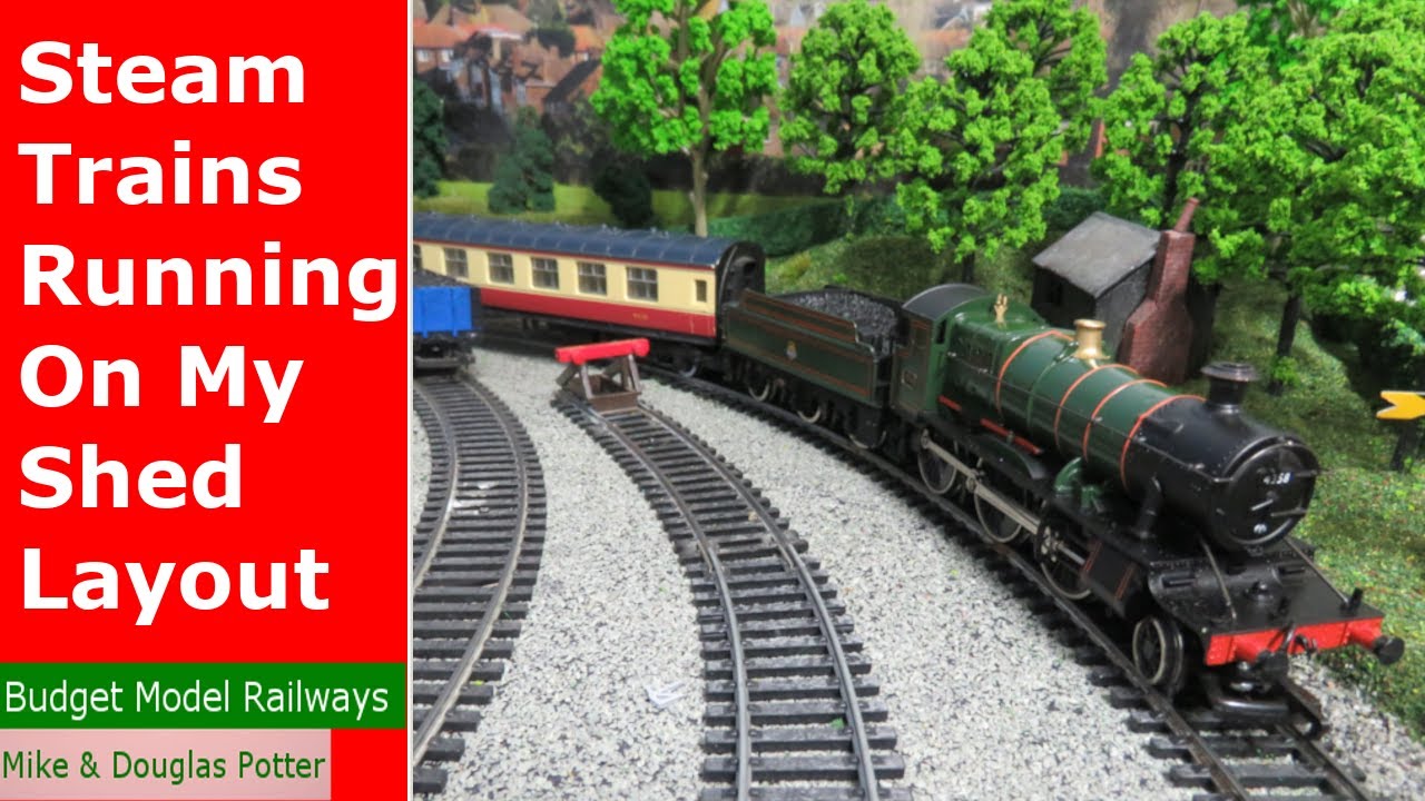 Steam Trains Running On My OO Gauge Shed Layout - Collet Goods, Mogul,  Hornby 0-4-0 - Part 6 - YouTube