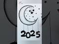 Happy New Year Drawing New Year Drawing 2025 Drawing Shorts Viral 