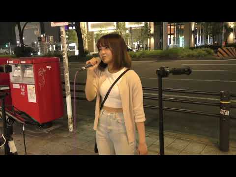 23.7.22 ＃First Love（宇多田ヒカル）＃rumi ＃路上ライブ　#名古屋駅　@rumi_sing1107