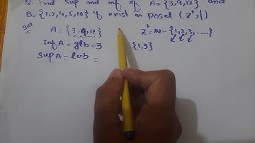 Supremum and infimum in Discrete Discrete mathematics by Shahzad Ahmed. #discrete_mathematics