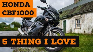 5 Things I LOVE Honda CBF1000 | These things make the bike!!