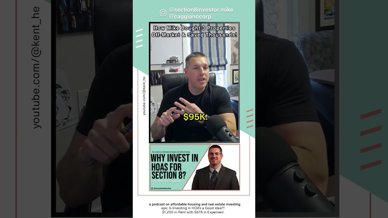 How Mike Bought 3 Properties Off Market Saved Thousands Podcast MikeCaggiano Realestate