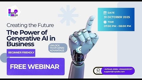 Free Webinar: Generative AI with LWP Labs | Live at 7 PM IST / 9:30 AM EST on 31st October 2025