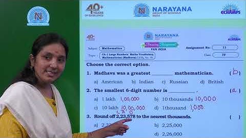 21ST JUL PAN INDIA  CLASS IV MATHS ASSIGNMENT 11 KEY