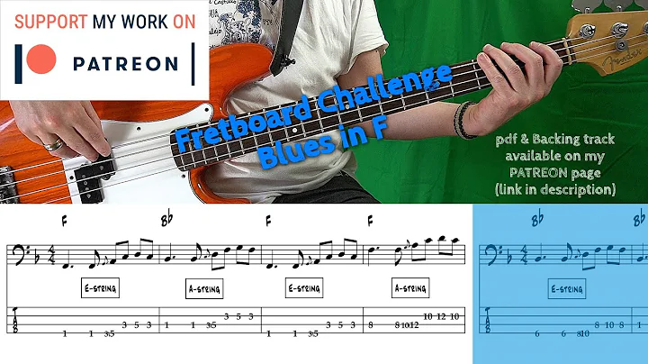 Fretboard Challenge - Blues Rock in F