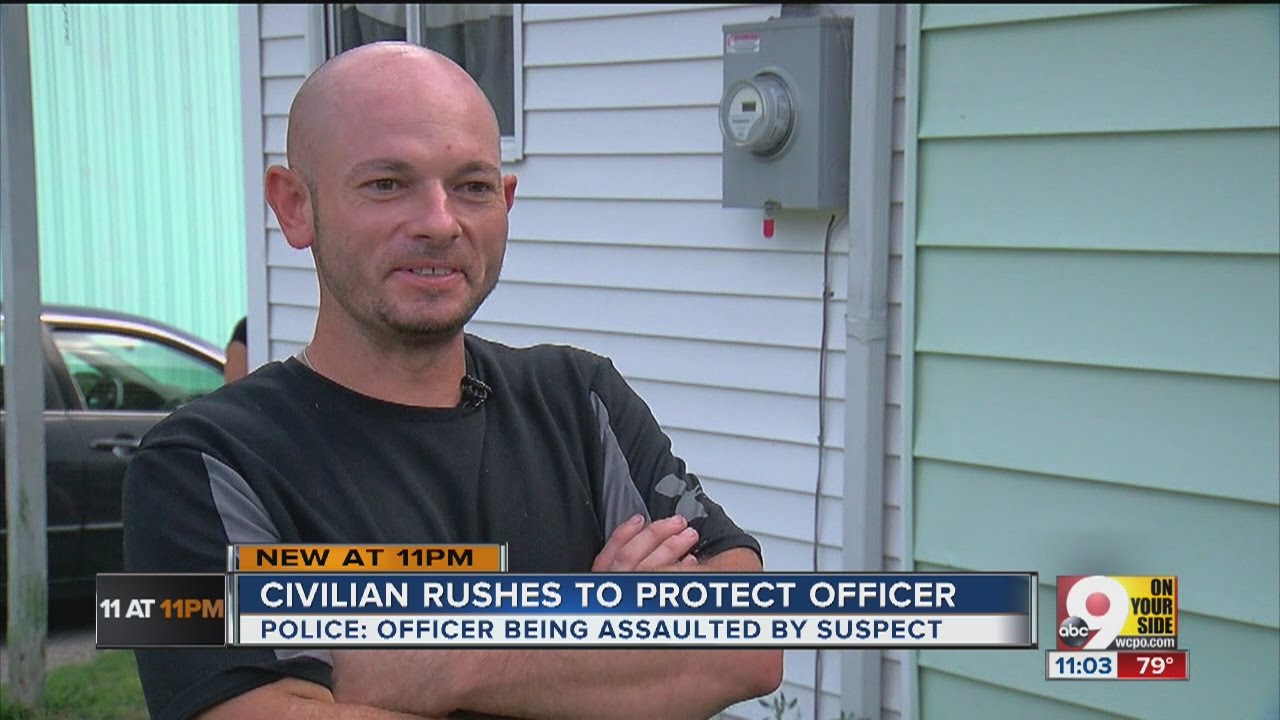 Neighborhood 'hero' steps in to help Blanchester police officer