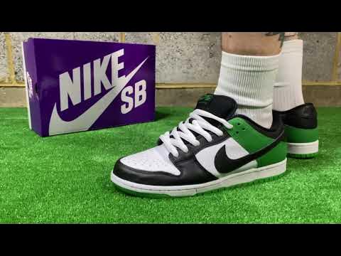 Bike SB Dunk low pro CLASSIC GREEN look + on fits/lace swap 🛹🏀✓ - YouTube