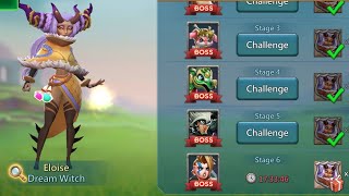 Stage ::- 5 ,, Limited challenge Dream Witch #lordsmobile. #IGG