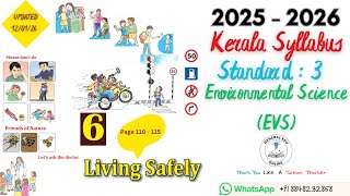 Class 3 EVS Unit 6 Living Safely (Page 110 - 115) @GeneralEduOnline Standard 3 EVS Std 3 EVS