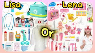 Lisa Or Lena|Kids doctor set|doctor kit|#viral#trending#kids