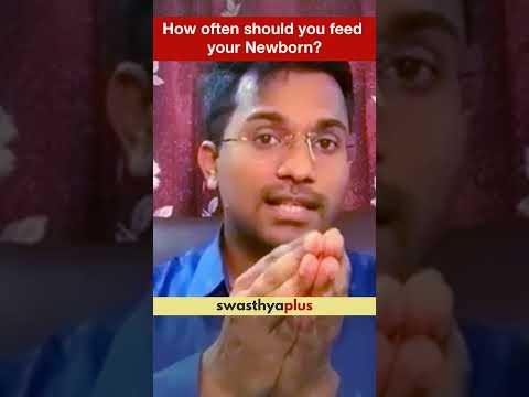 How often should you feed your Newborn? | Newborn Care | Dr Guru Prasad Peruri | #Shorts