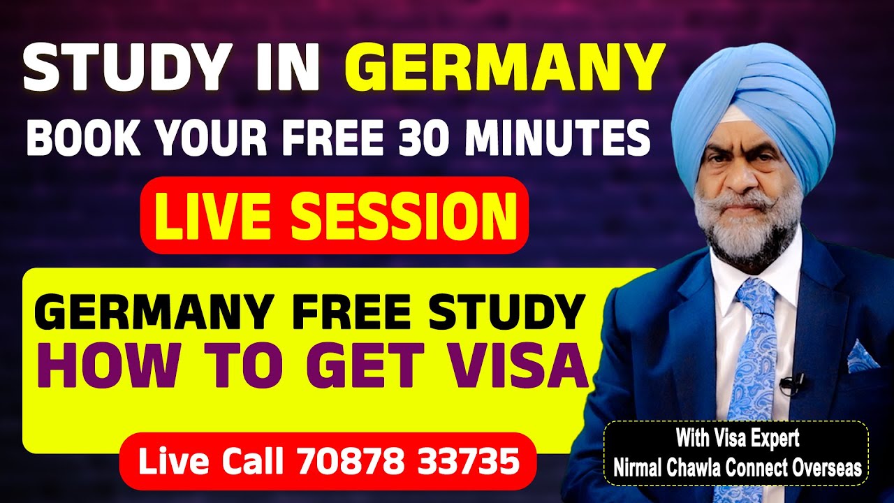 Study in Germany – Book Your Free 30 Minutes Live Session With Course Advisor