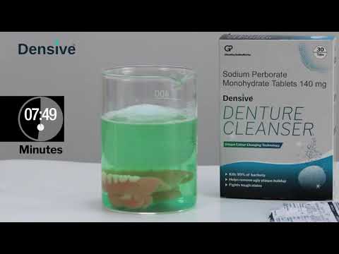 How to clean dentures the Right Way - Densive Denture Cleanser - video from DentalReach