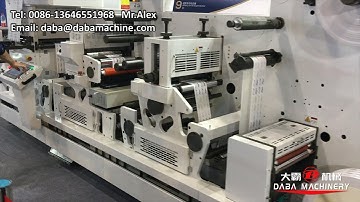 how does High Speed automatic Intermittent paper label rotary die cutting machine work