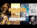 Golden vs silver  dress heel hair makeup room anime viralanime versus chooseone 