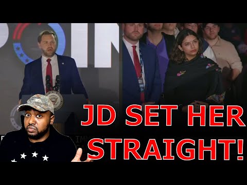JD Vance SCHOOLS Liberal Woman Confronting Him On Having Hindu Wife But Supporting Mass Deportations