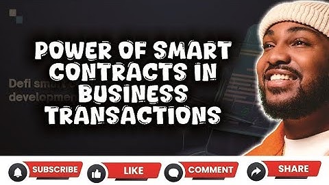 A must Watch: The Power Of Smart Contracts In Business Transactions #blockchain #bitcoin #viral