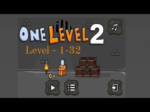 Стикмэн Побег из тюрьмы 2 | Stickman One level 2 Jailbreak | Уровни 1 - 32 #1