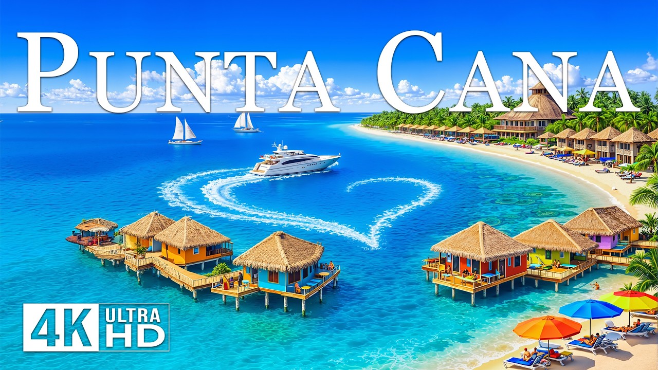 [4K] Punta Cana 2026 🇩🇴 Caribbean Paradise Shores, Oceanfront Villas & Blue Horizons 4K Drone Views