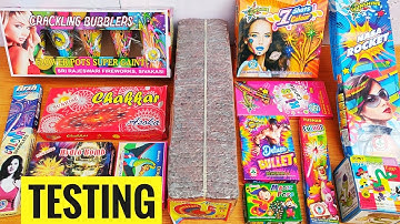 DIWALI STASH TESTING 2020 | DIWALI KE PATAKE | DIWALI FIRECRACKERS STASH | CRACKERS TESTING 2020