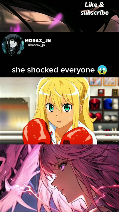 she shocked everyone 😱 #shorts #anime #badass