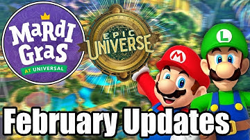 Epic Universe Opening Date announced and Universal Orlando Mardi Gras 2022 starting