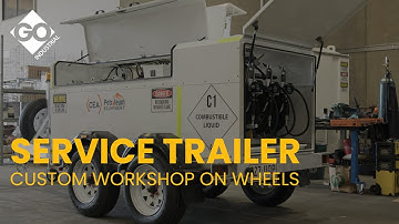 Our Custom Workshop on Wheels! GO Industrial Self Bunded Service Trailer Range