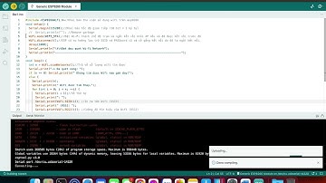 Bài 1: WiFi Scan (Thực hành bo mạch ESP8266 với mạng Wifi)