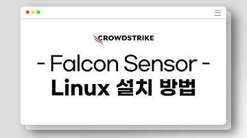 Falcon Sensor Linux 설치 방법 | 크라우드스트라이크