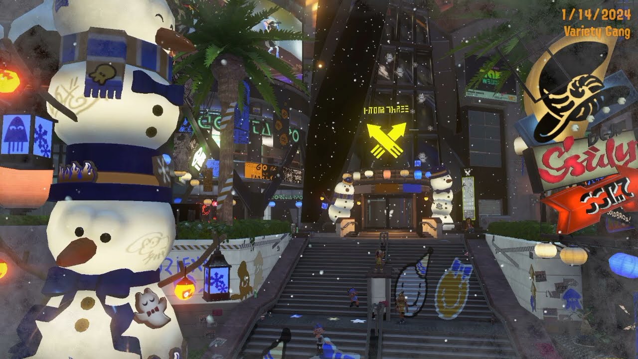 Splatoon 3 Frostyfest from the past 