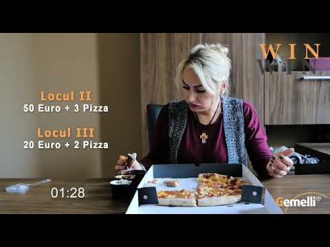 CHALLENGE la Gemelli! Mănânci pizza şi câştigi bani! Regulamentul concursului